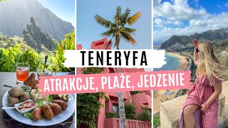 Teneryfa  Co warto zobaczyć  TOP ATRAKCJE I PLAŻE  Wyspy Kanaryjskie  Masca  Jedzenie  VLOG [upl. by Ashmead911]