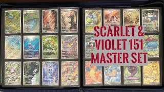 Pokemon Scarlet amp Violet 151 Complete Master Set  360 Cards  6 Exclusives  Charizard ex amp Mew ex [upl. by Cass510]