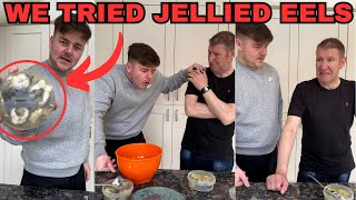 Trying JELLIED EELS For The First Time 🤮 [upl. by Olegnalehcim60]