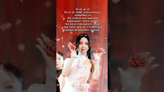 Jisooflower🌹 romanized lyrics yg me jisoo 지수 blackpink flower 블랙핑크 firstsinglealbum [upl. by Htabazile]