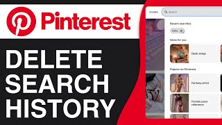 How To Delete Recently Viewed on Pinterest  Full Guide [upl. by Leong989]