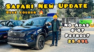 Tata Safari 2023 Value For Money Variant 💵 Blue Colour🔥Accomplished DT 2549 L youtube safari [upl. by Dee Dee25]