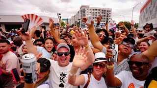 Carnival Miami Block Party  Calle Ocho During Spring Break  Miami Florida [upl. by Shelli]