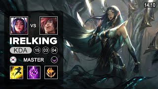 Irelia vs Sett Top  KR Master  Patch 1410 Season 14 [upl. by Obla]