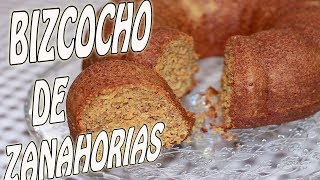 Bizcohocho de zanahoriasSÚPER ESPONJOSORECETA FÁCIL PASO A PASOMaryla y sus Recetas [upl. by Neville]