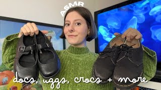 ASMR  Show And Tell Shoes Collection 🥾 [upl. by Elocyn]