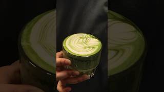 Matcha Rosetta Latte Art [upl. by Suillenroc]