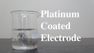 Making Platinum Plated Electrode [upl. by Inig]