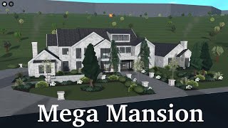 MEGA MANSION BLOXBURG SPEEDBUILD  6 bedrooms  200k [upl. by Sudnak244]