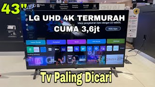 LG UHD TV 43UR7500 Tv 4K TERMURAH dan TERBAIK Di 2024 [upl. by Nyladnarb]