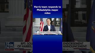 Philly mayor posts confusing video backing HarrisShapiro ticket shorts [upl. by Odlaniger854]