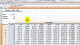 How to Use an Excel Data Table for quotWhatifquot Analysis [upl. by Audres]