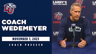 Coach Wedemeyer Talks About Playing Georgia In The NCAA Tournament [upl. by Aisatsan]