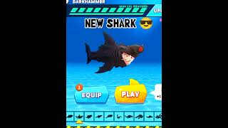 Old shark 😭 VS New Shark new gaming hungrysharkworldinreallife games [upl. by Ramyar462]