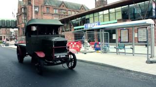 WW1 Maudslay lorry driven for the first time [upl. by Lekar]