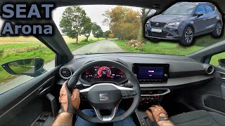 2024 SEAT Arona 10 TSI 85 kW 6MT  facelift  POV test drive [upl. by Kare41]