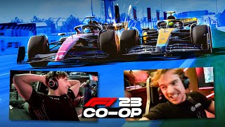 CO OP ON A TRACK WE JUST SWEATED FOR ESPORTS  F1 23 CoOp Career 14 [upl. by Ruhnke]