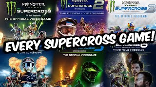 Playing every Supercross game in one video [upl. by Datha382]