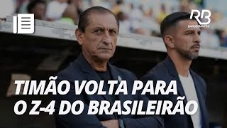 Empate entre Vitória e Cruzeiro empurra Corinthians para a zona de rebaixamento [upl. by Selestina]