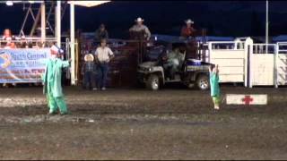 Clown Act by Jared Stores and sons Enterprise Utah Rodeo 2013 Night 3 [upl. by Aenotna982]