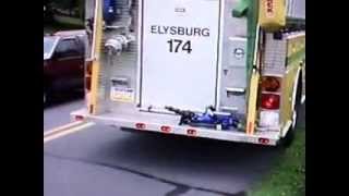 Elysburg  Oven Fire on Hillside Ave Helmet Cam Video [upl. by Bainbrudge792]