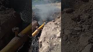 Line pipe cleaning Guaging steel Pipeline cleaning [upl. by Arrim]