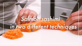 Intro version 2 MUSTKNOW sashimi slicing techniques Hirazukuri and Sogizukuri [upl. by Abdella]