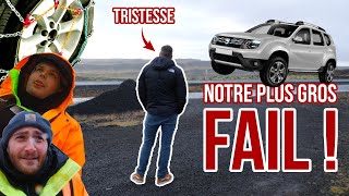 Comment BIEN mettre des chaînes sur sa voiture  ⛓ 🌋 [upl. by Inoy]