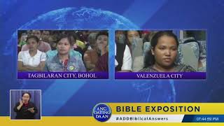 ANG DATING DAAN  BIBLE EXPOSITION  BIBLE STUDY  ITANONG MO KAY SORIANO  247  911260 [upl. by Ellehsram]