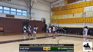 SD Soldiers Grey vs And1 Elite 20240303 [upl. by Euhsoj]