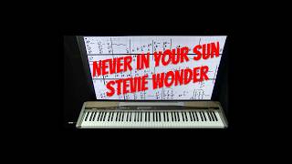 Learn To Play Piano  Never In Your Sun Stevie Wonder piano onlinepianoteacher pianoteacher [upl. by Enrak]