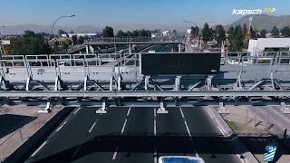 Electronic toll collection Multilane freeflow single gantry  Kapsch TrafficCom [upl. by Alonso]