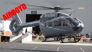 Hillsboro Eurocopter EC145 N145HA • Full startup HAI HeliExpo 2024 [upl. by Juno789]