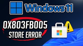 Fix Error 0x803fb005 Xbox App  Microsoft Store Game Pass On Windows 1110 [upl. by Charmaine]