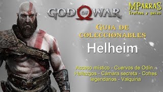 God of War 2018  Guía de coleccionables Helheim [upl. by Okihcim]