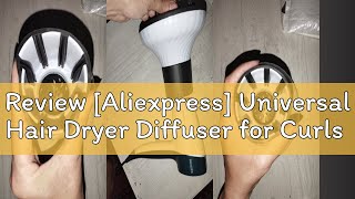 Review Aliexpress Universal Hair Dryer Diffuser for Curls and Blow Drying Electric Hairdressing D [upl. by Dylana]