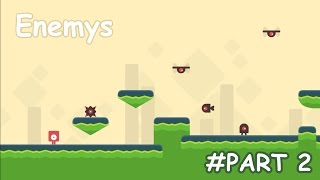 Platformer Game 2  Enemys  Construct 2 Tutorial [upl. by Ihsir]