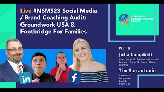 Live Social Media Audit Groundwork USA amp Footbridge For Families 2023 Nonprofit Social Media Summit [upl. by Uchida]