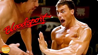 BLOODSPORT 1988 Fight Clip quotFrank Dux Fights in the Tournamentquot  JeanClaude Van Damme Movie [upl. by Ok]