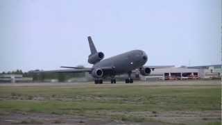 KC10 Extender Taking Off [upl. by Yenetruoc534]