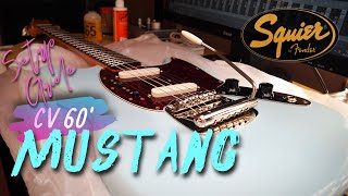 Squier Mustang CV 60  Dynamic tremolo setup guide [upl. by Checani926]