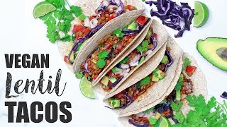 Vegan Lentil Tacos [upl. by Neyu3]