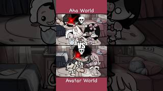 Aha World VS Avatar World❤️💙 The youngest child is often favored😤 ahaworld avatarworld tocaboca [upl. by Delly]