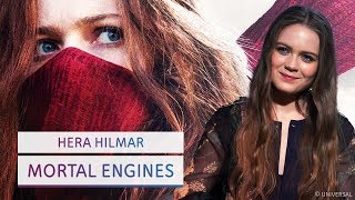 Wie wichtig sind weibliche Helden  Mortal Engines Interview mit Jihae amp Hera Hilmar [upl. by Urina]