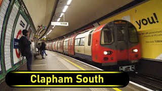 Tube Station Clapham South  London 🇬🇧  Walkthrough 🚶 [upl. by Nosac]