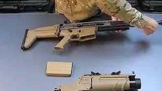 Star Airsoft FN SCAR EGLM Assemble Within 30 Seconds [upl. by Hobey]