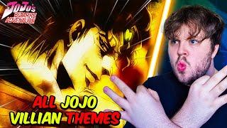 BEST VILLIAN THEME  JOJOS BIZARRE ADVENTURE ALL MAIN JOJO VILLIAN THEMES [upl. by Hekker]