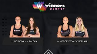 Winners Beach Volleyball Women L Horkova  V Zaloha  A Vorokhoba  V Herhaia 12102024 [upl. by Kilian]