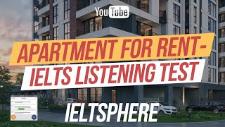 IELTS Listening  quotAPARTMENT FOR RENTquot Learn English  IELTSPHERE [upl. by Aiden724]