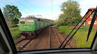 BorlängeGrums från förarplats  Cabinerit  Führerstandsmitfahrt [upl. by Teresina]